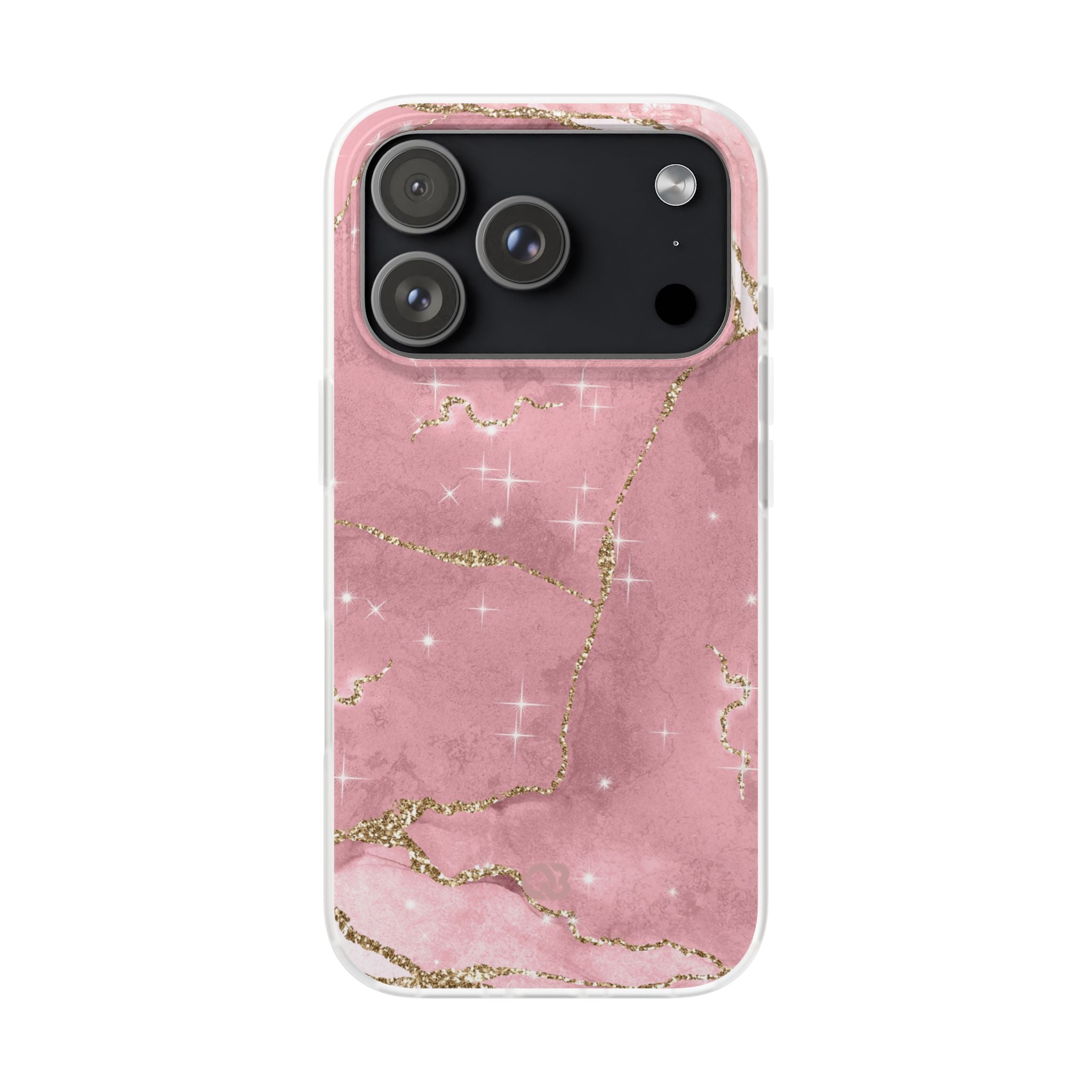 Rose Sparkle Marble · Soft Coque de téléphone pour iPhone