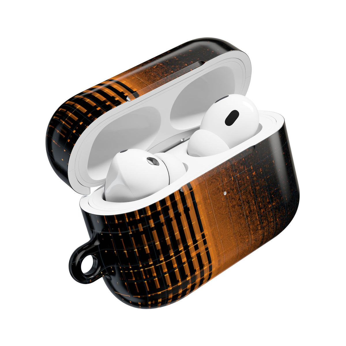Amber Frequency · Hard Case for AirPods & AirPods Pro · Orange