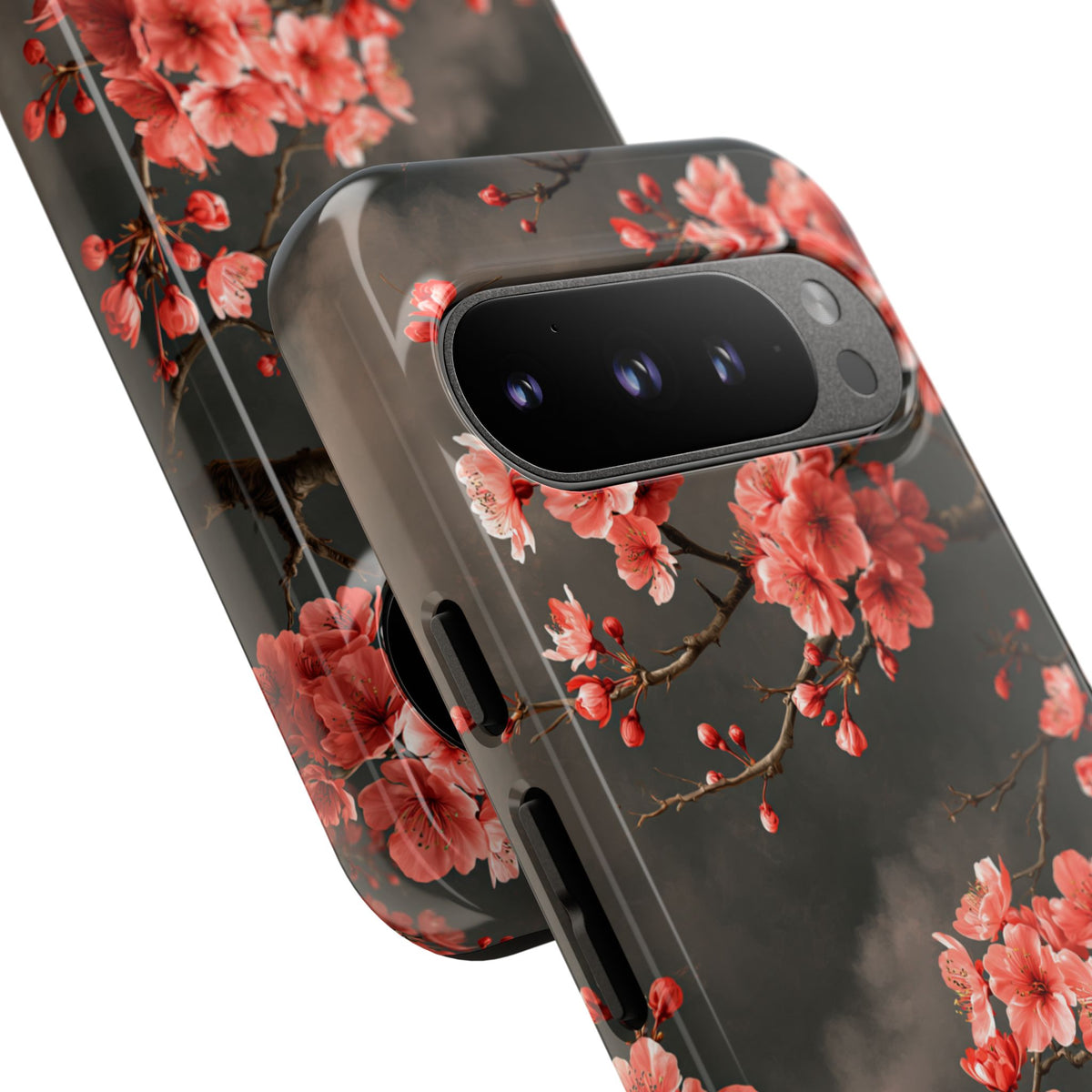 Dark Sakura Nocturne · Tough Phone Case for Pixel · Black