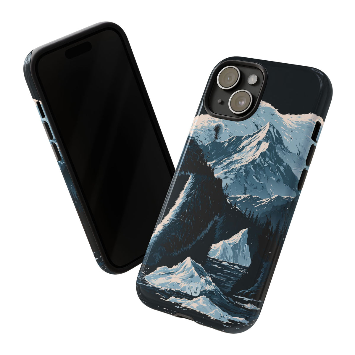 Nordic Arctic Bear · Tough Phone Case for iPhone · Black