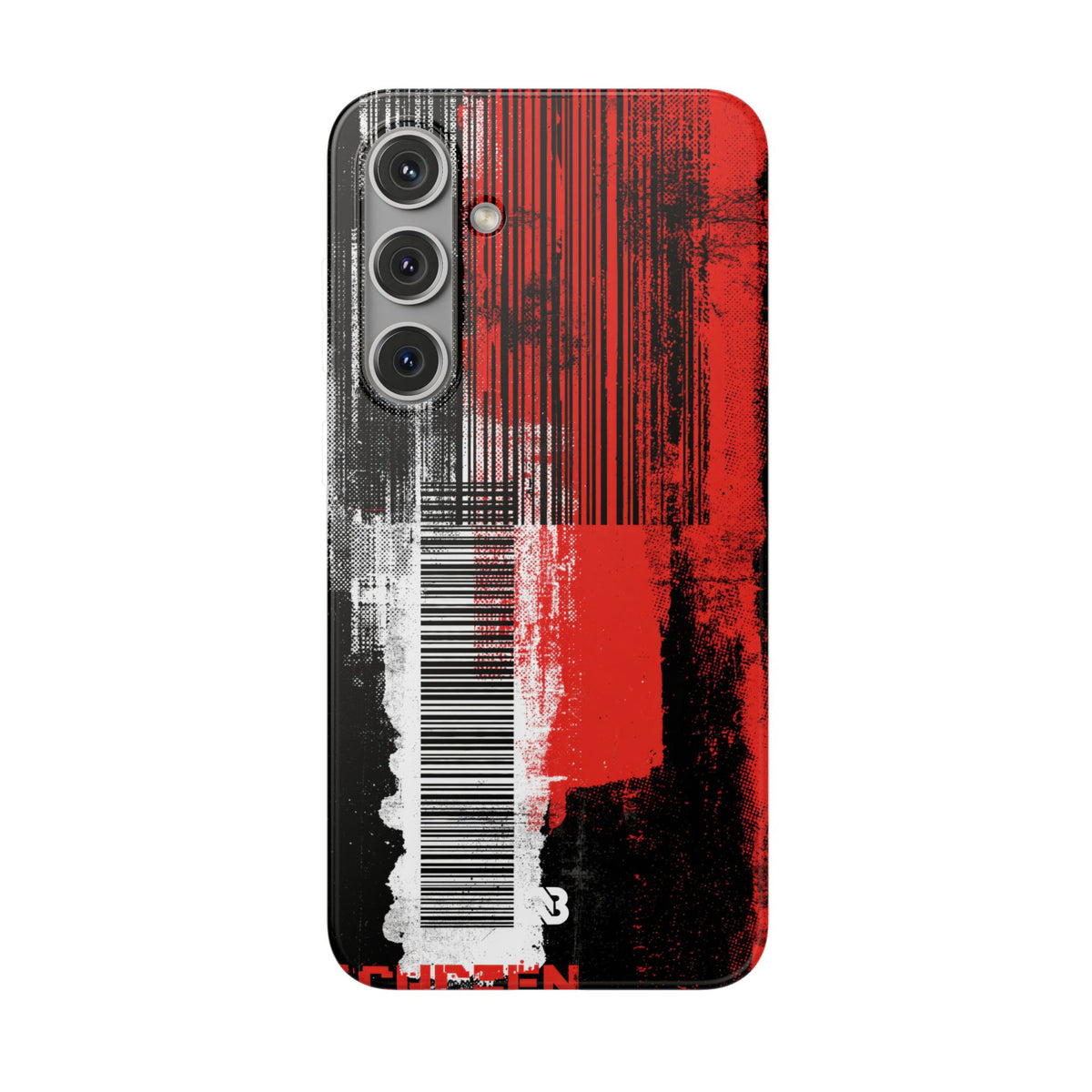 Distorted Barcode · Lite Phone Case for Samsung · Black