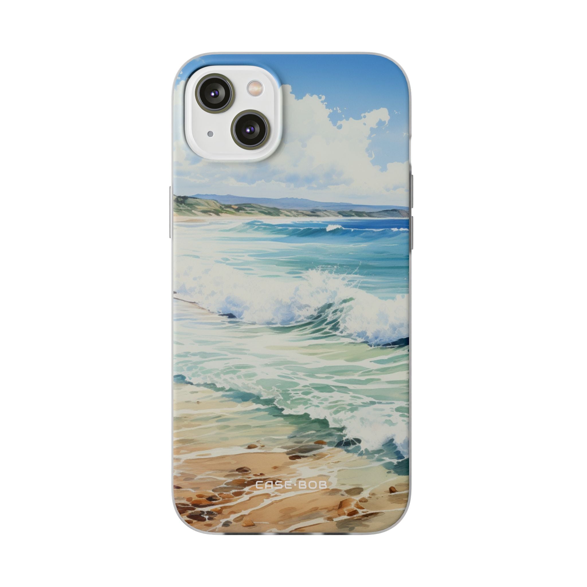 Foamy Wave Breeze iPhone 14 Plus Case - Soft