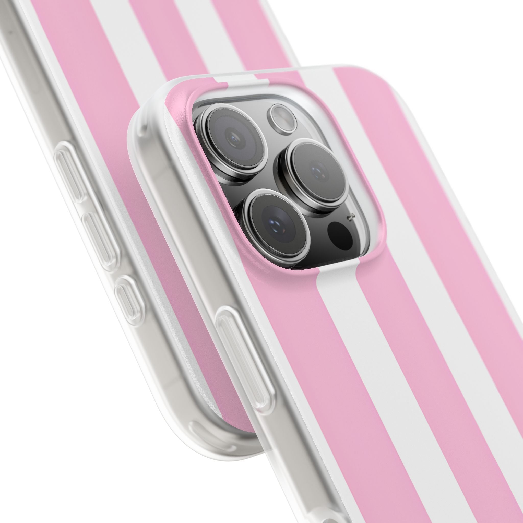 Soft Pink Stripe · Soft Phone Case for iPhone