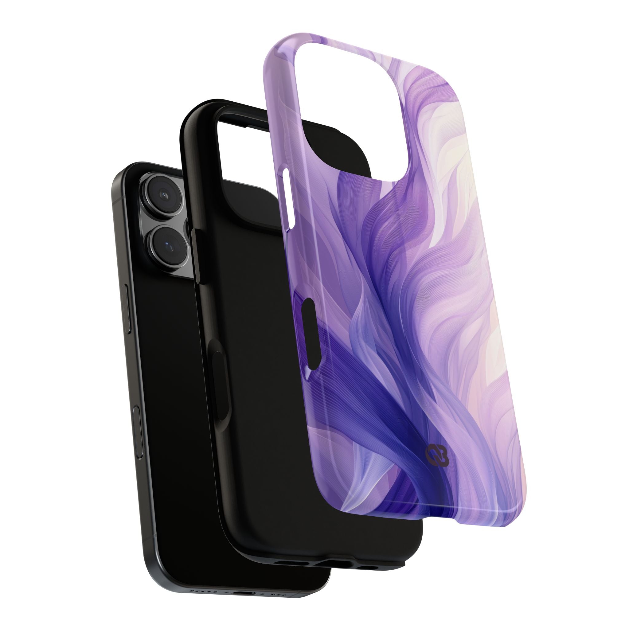 Amethyst Silk Waves · Tough Phone Case for iPhone