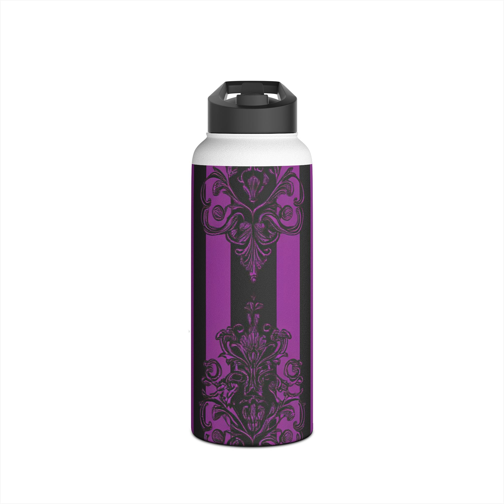 Baroque Stripes - Stainless Steel Water Bottle