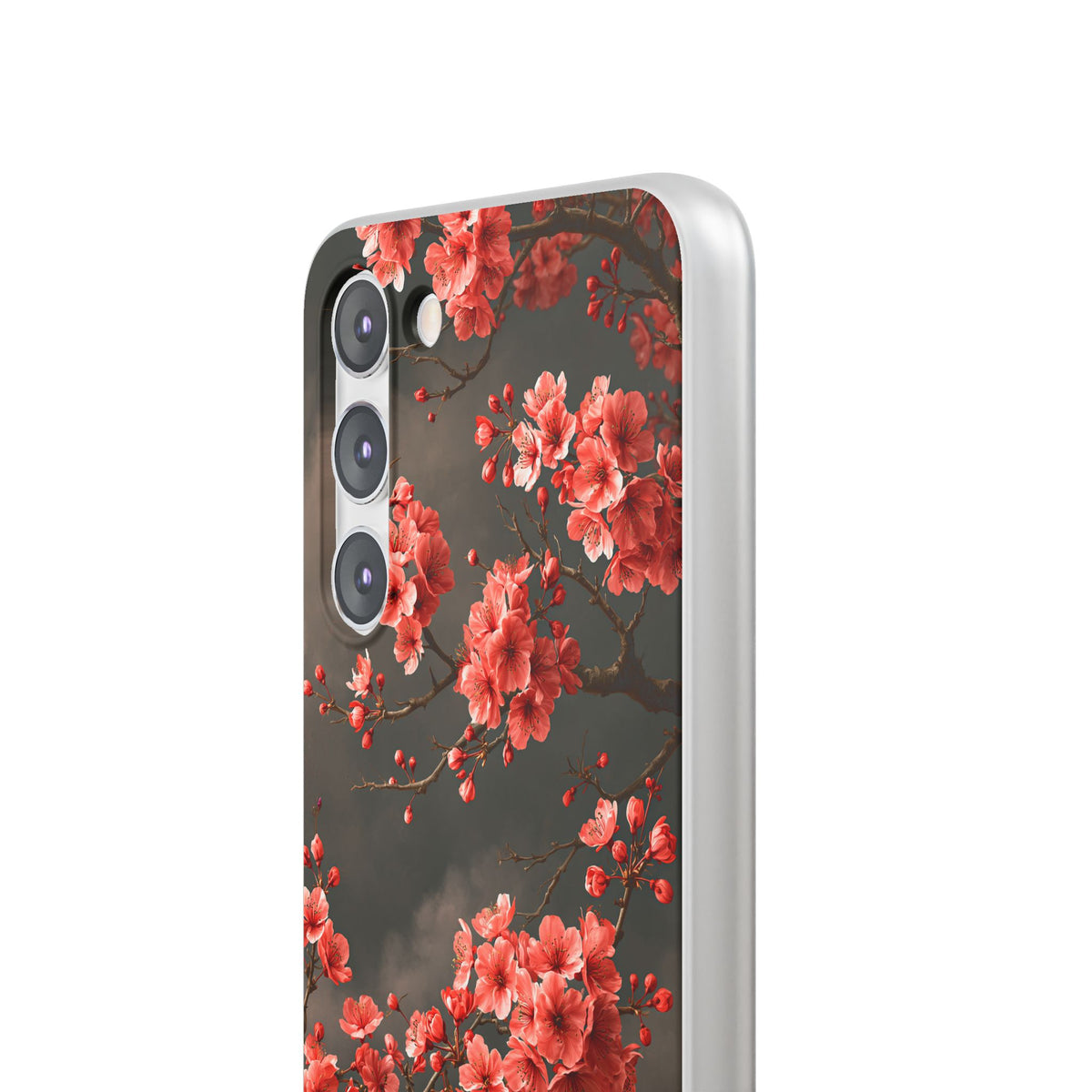 Dark Sakura Nocturne · Lite Phone Case for Samsung · Black