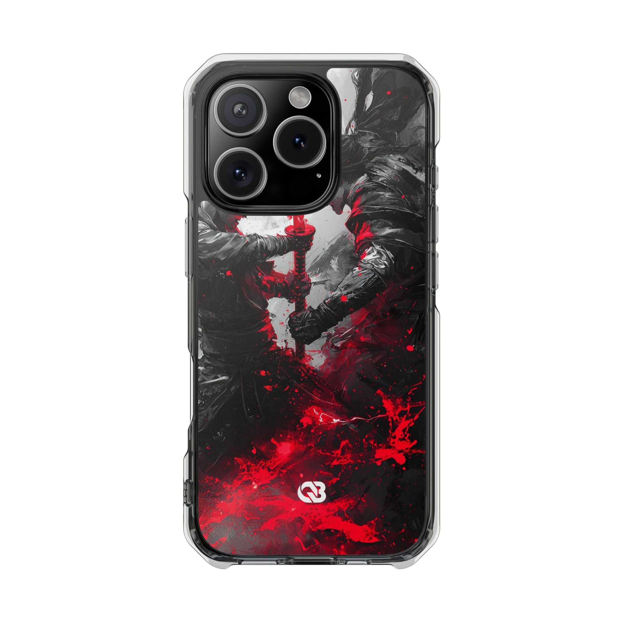 Shattered Crimson Duel · Impact Hoesje voor iPhone · Magsafe