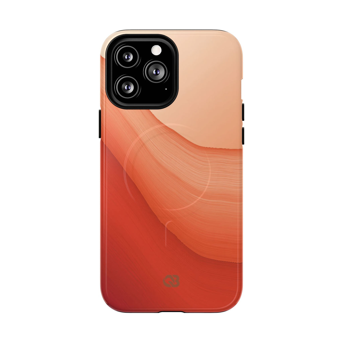 Terracotta Flow · Tough 2.0 Magnetic Phone Case for iPhone · Orange