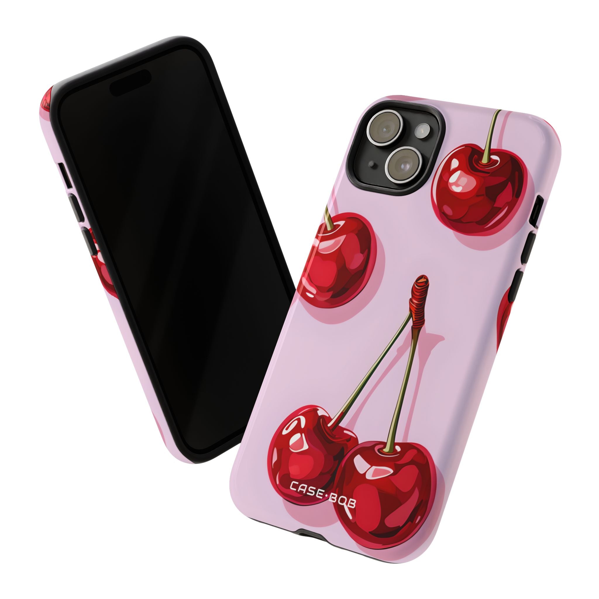 Glossy Cherry Burst iPhone 15 Plus Case - Tough - CASE•BOB