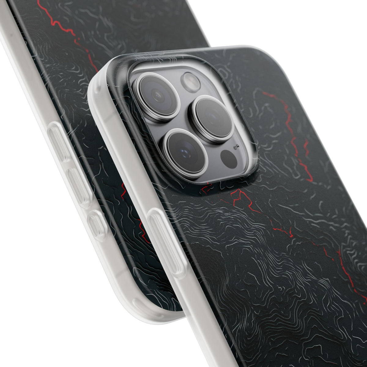 Crimson Rift · Lite Phone Case for iPhone · Black