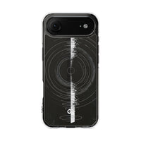 Black Impact MagSafe Phone Case for iPhone - Obsidian Orbital Signal