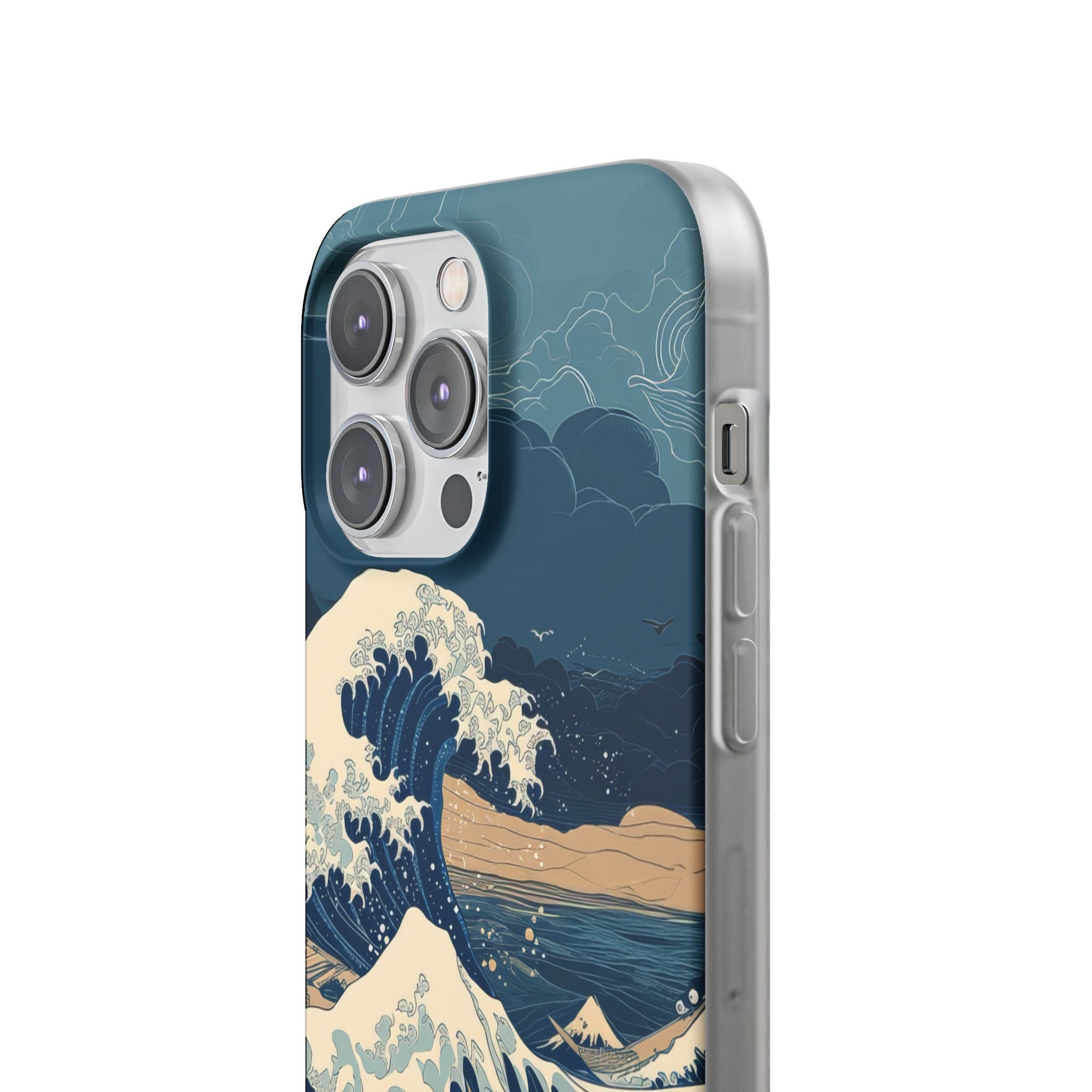 Cresting Blue Wave iPhone 14 Pro Max Case - Soft