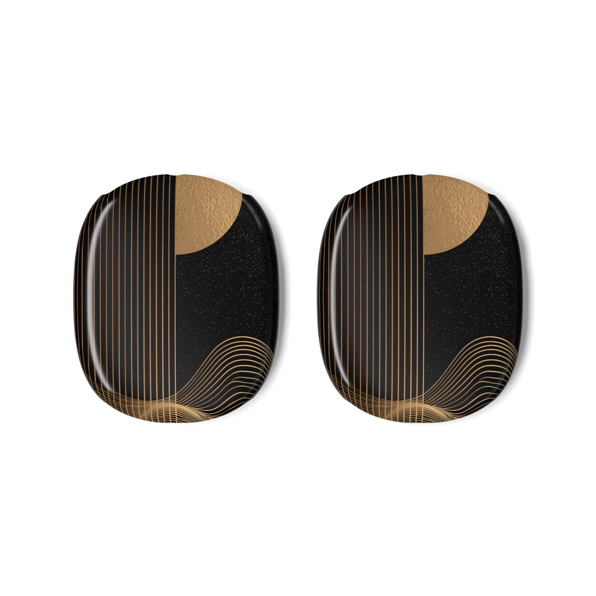 Lunar Topo Horizon · Hard Case for AirPods Max · Black