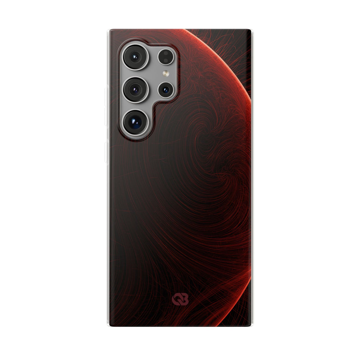 Red Lite Phone Case for Samsung - Crimson Flare Flux