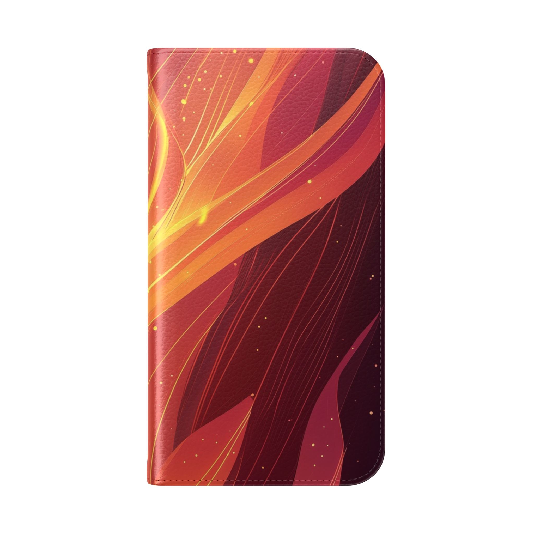 Flaming Ember - iPhone 15 Case - Wallet