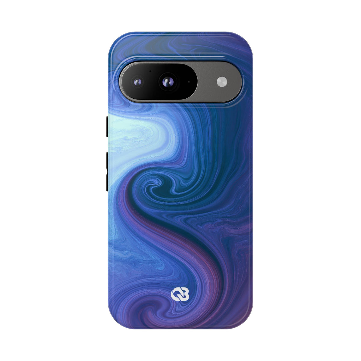 Azure Fluid Swirl · Tough Phone Case for Pixel · Blue