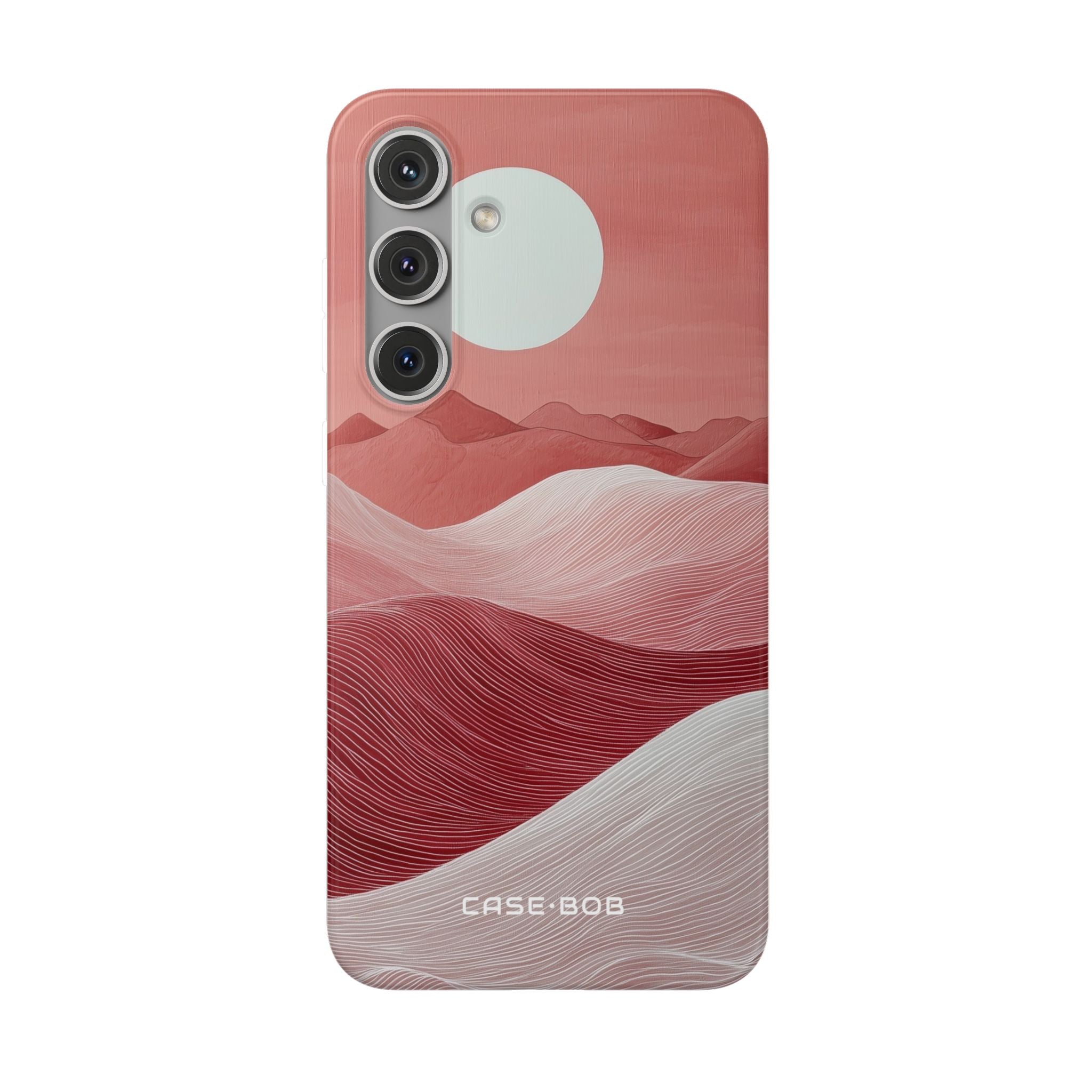 White Orb Dunes Samsung S24 Plus Case - Soft