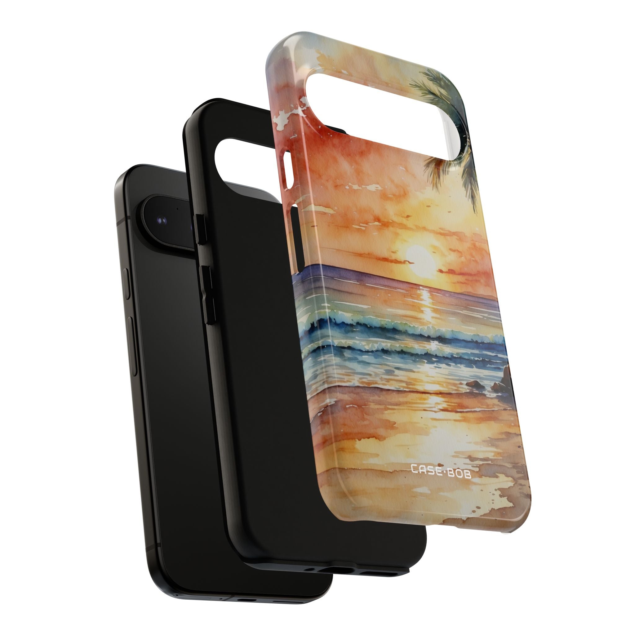 Sonnenuntergang Palme Google Pixel 9 Pro XL Case - Tough