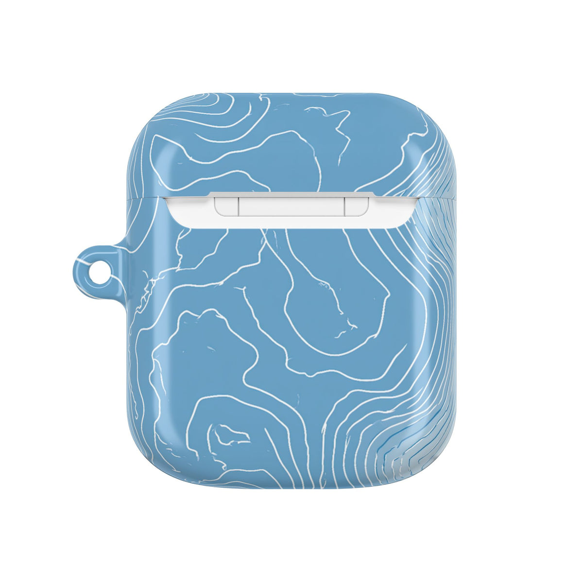 Glacial Basin Topo · Hard Case for AirPods & AirPods Pro · Blue