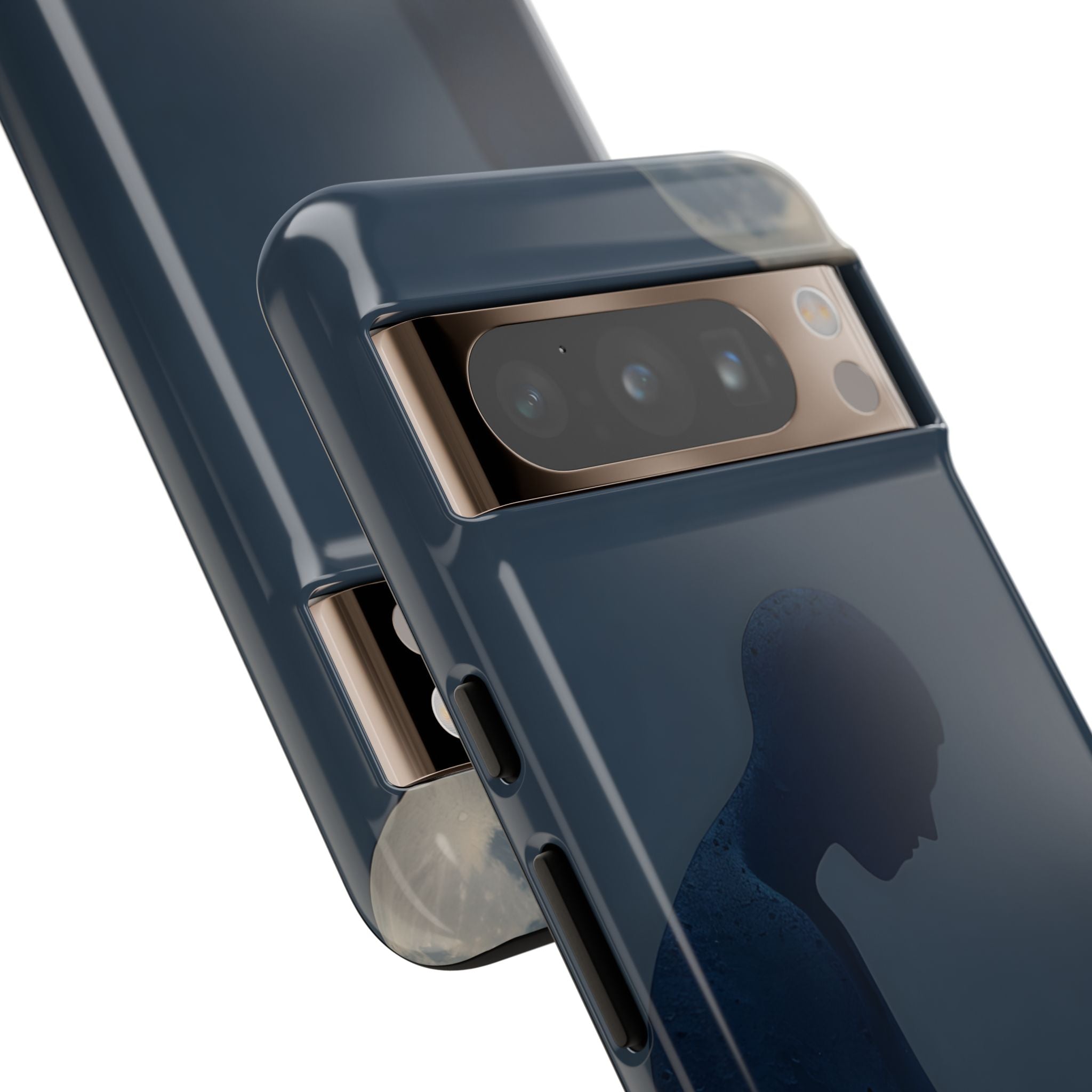 Obsidian Lunar Orb · Tough Handyhülle für Google Pixel