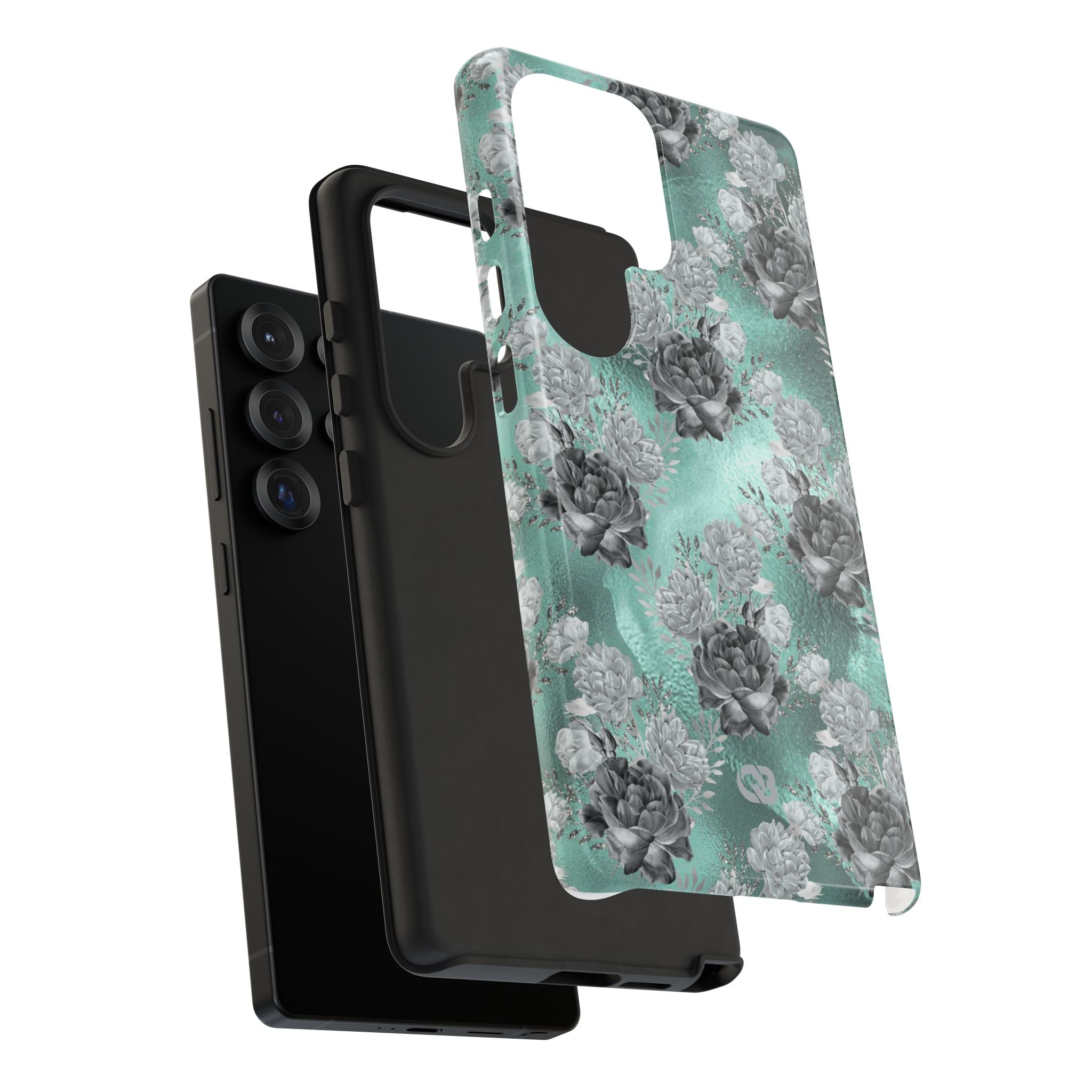 Frost Mint Floral · Tough Phone Case for Samsung