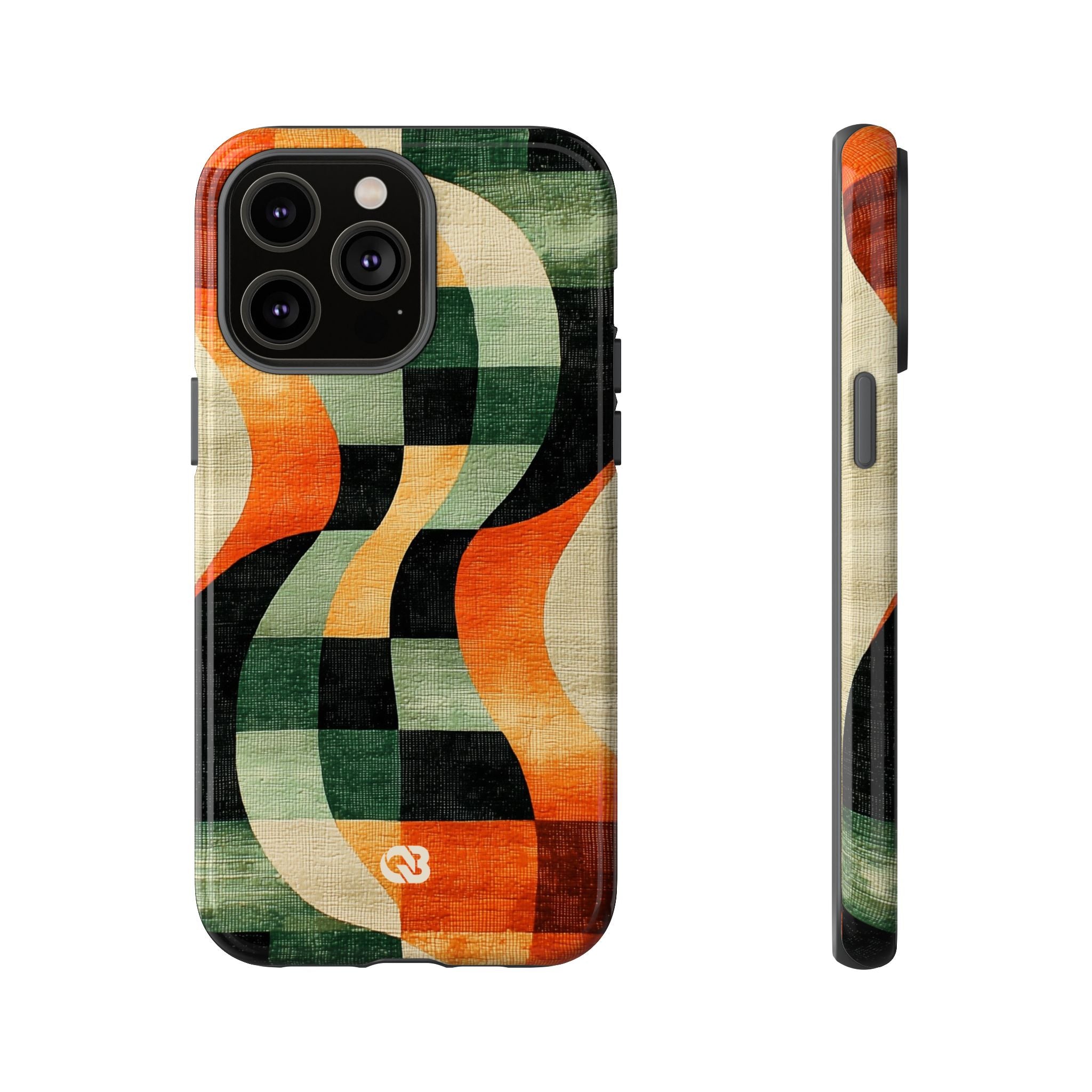 Burnt Orange Curve · Tough Etui na telefon dla iPhone