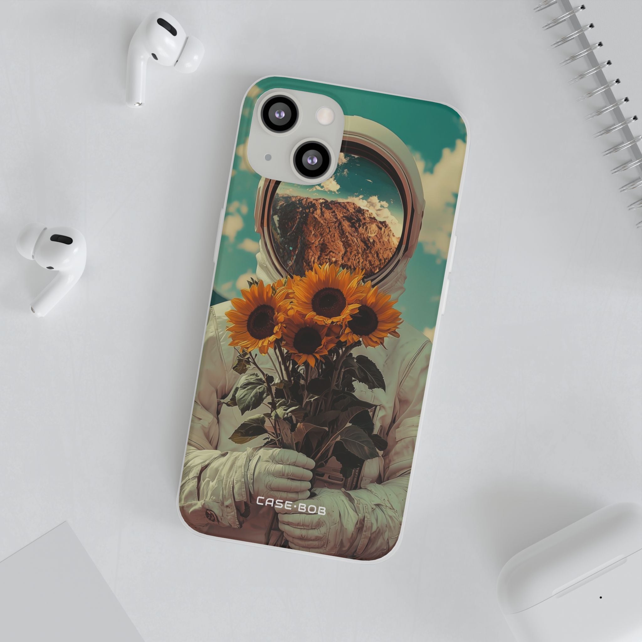 Sunflower Astronaut iPhone 13 - Soft