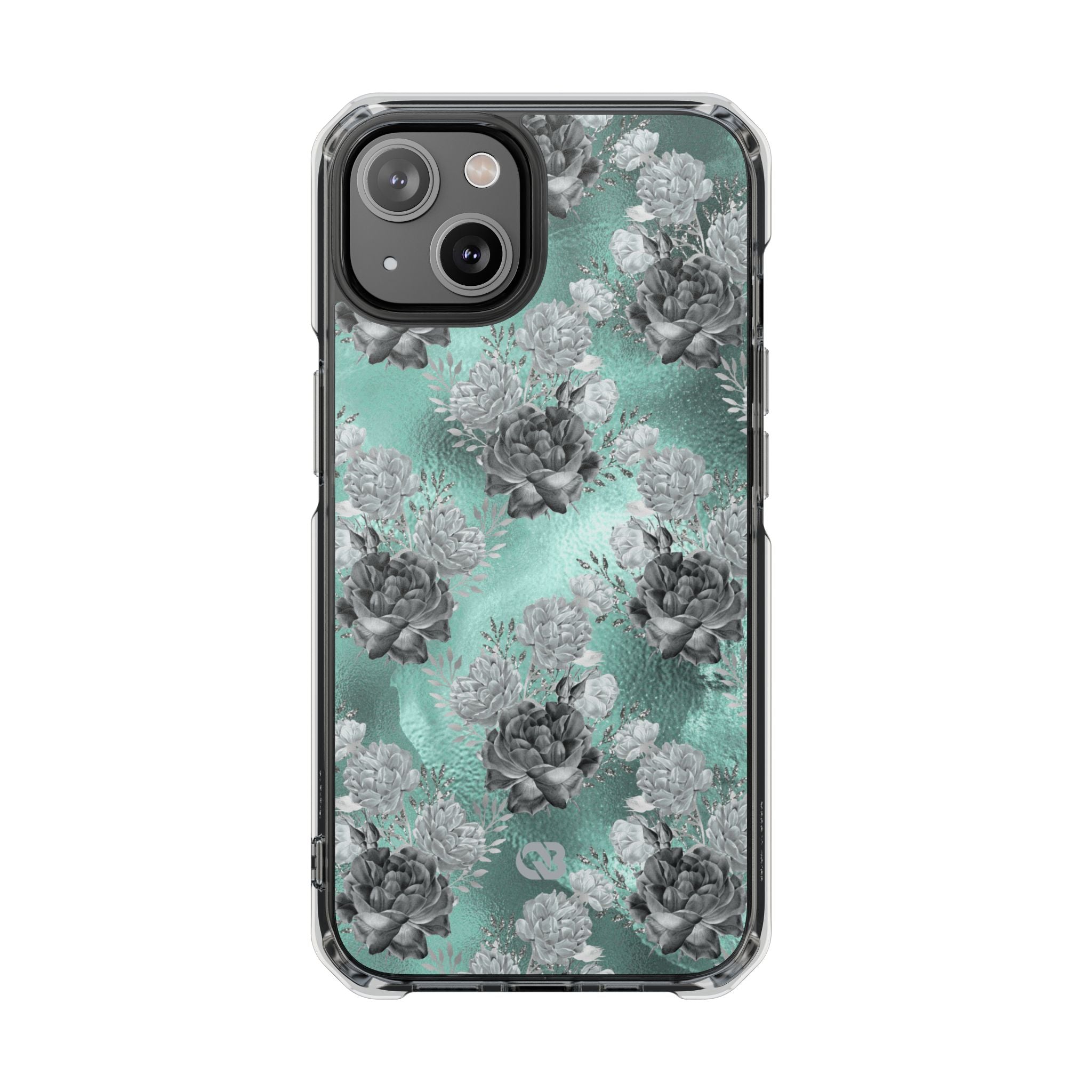 Frost Mint Floral · Impact Phone Case for iPhone · Magsafe