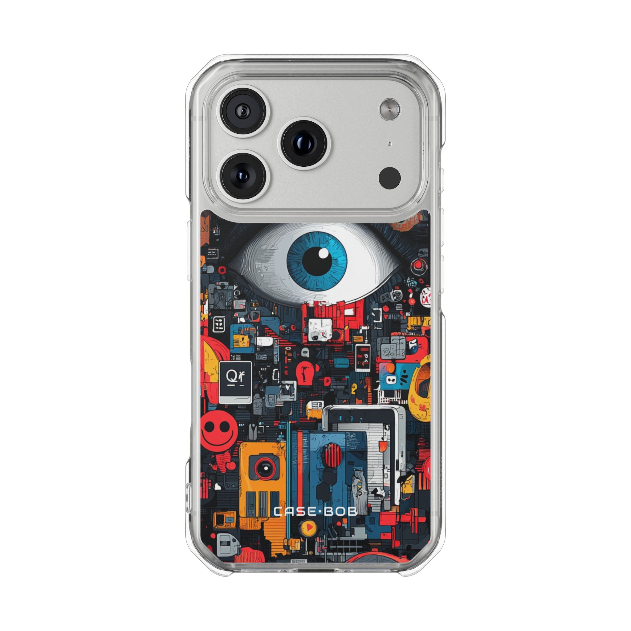 Blue Eye Mosaic iPhone 17 Pro Case - Impact