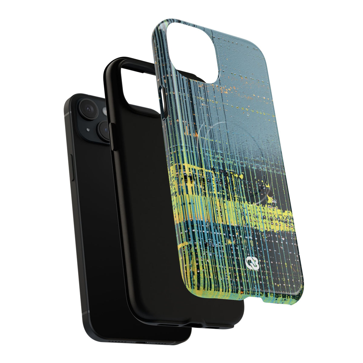Acid Raster Circuit · Tough 2.0 Magnetic Phone Case for iPhone · Teal