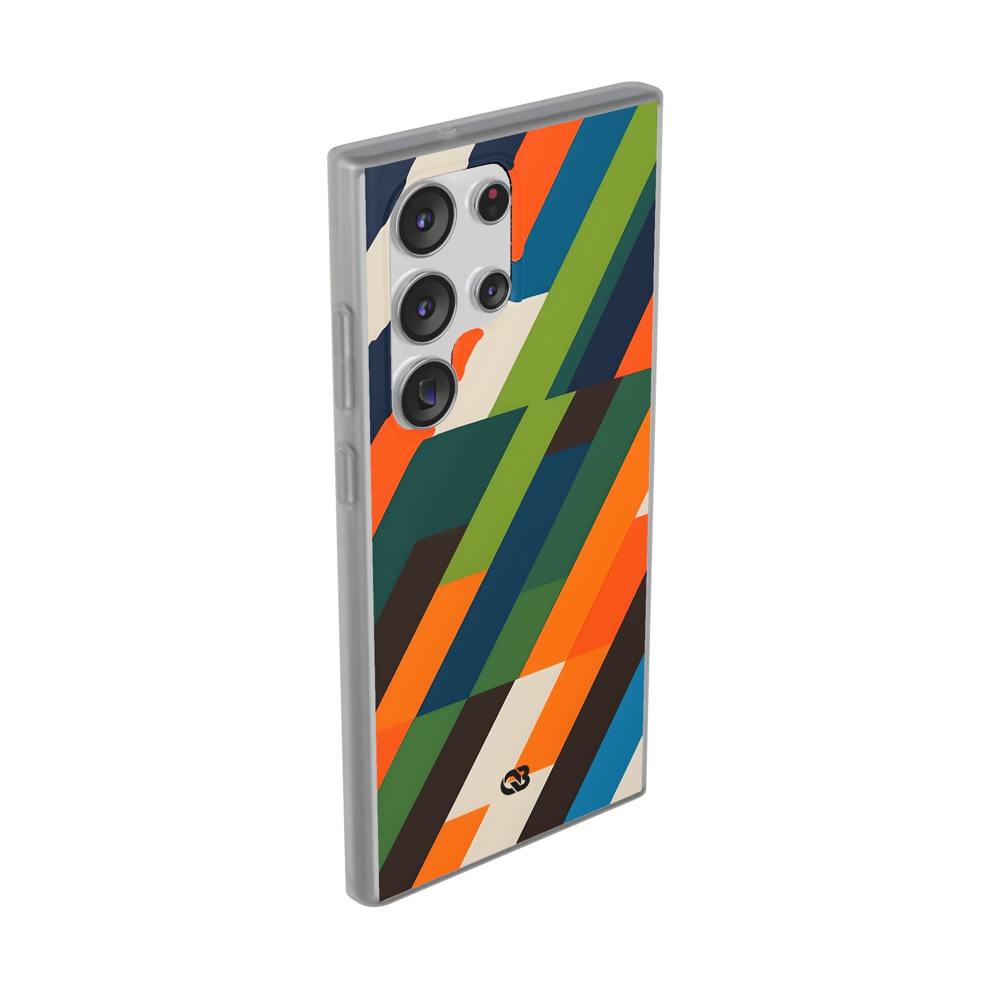 Angled Retro Mosaic · Soft Custodia per Samsung