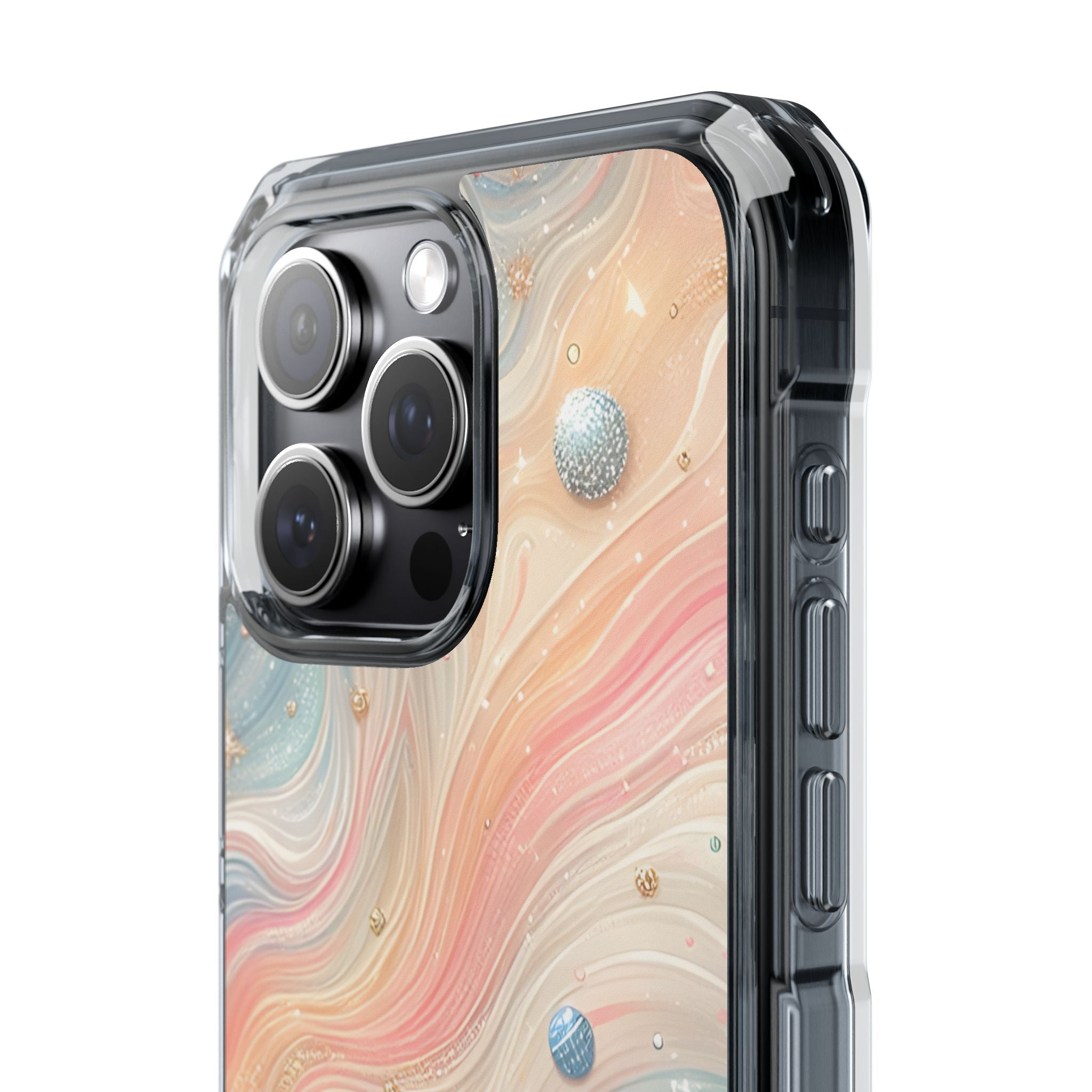 Iridescent Swirls iPhone 15 Pro Max - Impact -suojakotelo