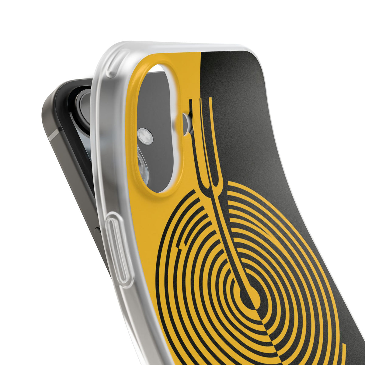 Yellow Lite Phone Case for iPhone - Voltage Sector Pulse