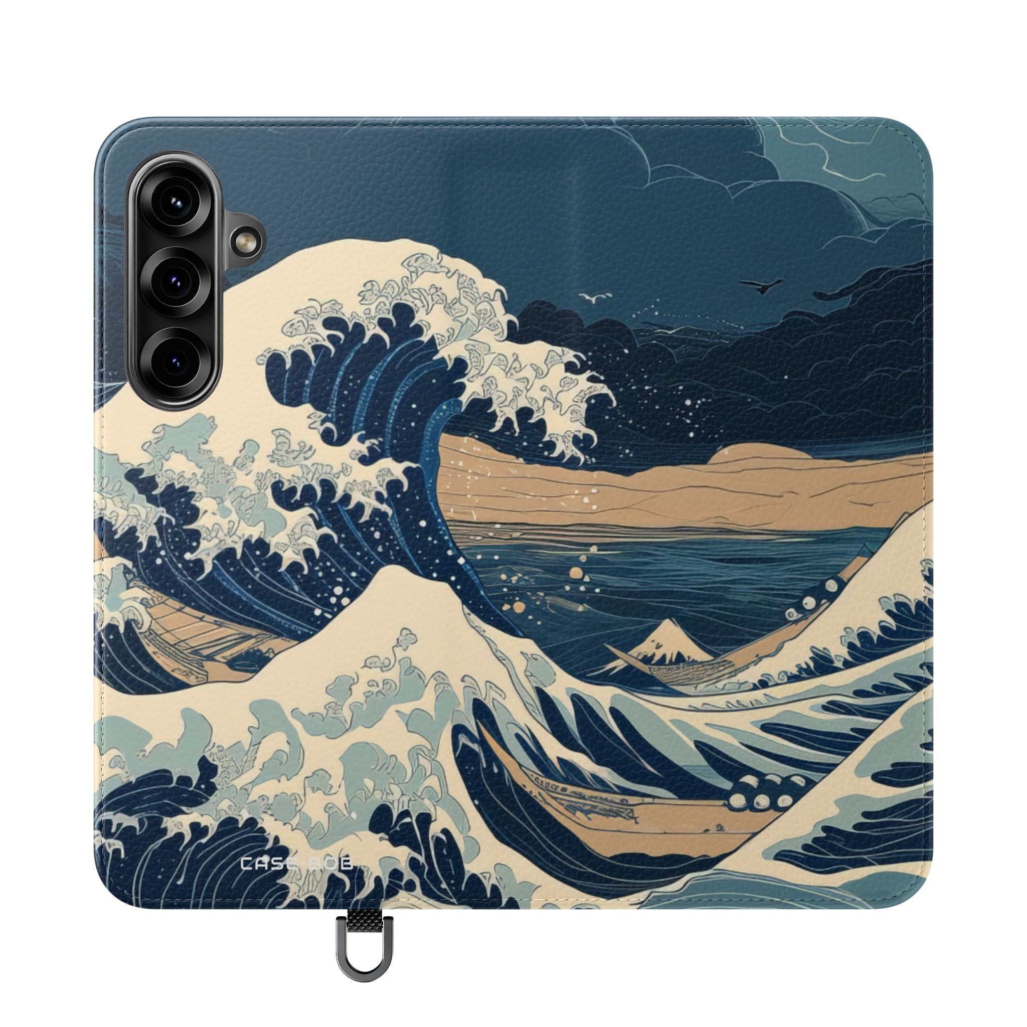 Cresting Navy Wave - Samsung S25+ Case - Lompakko