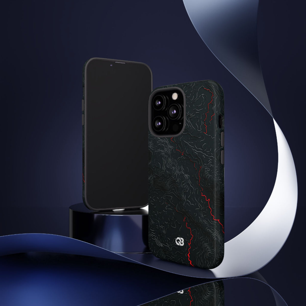 Crimson Rift · Tough Phone Case for iPhone · Black