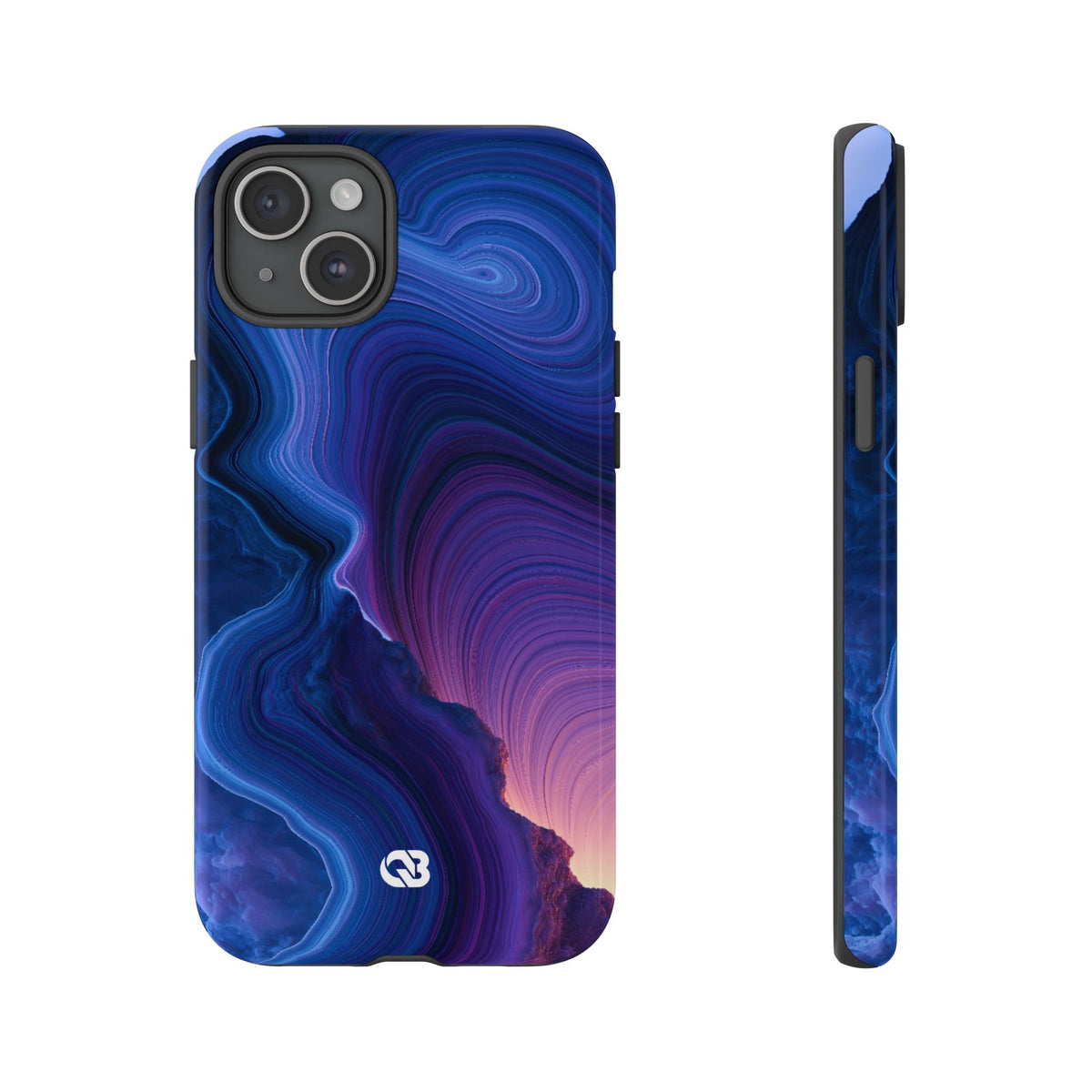 Radiant Strata · Tough Phone Case for iPhone · Blue