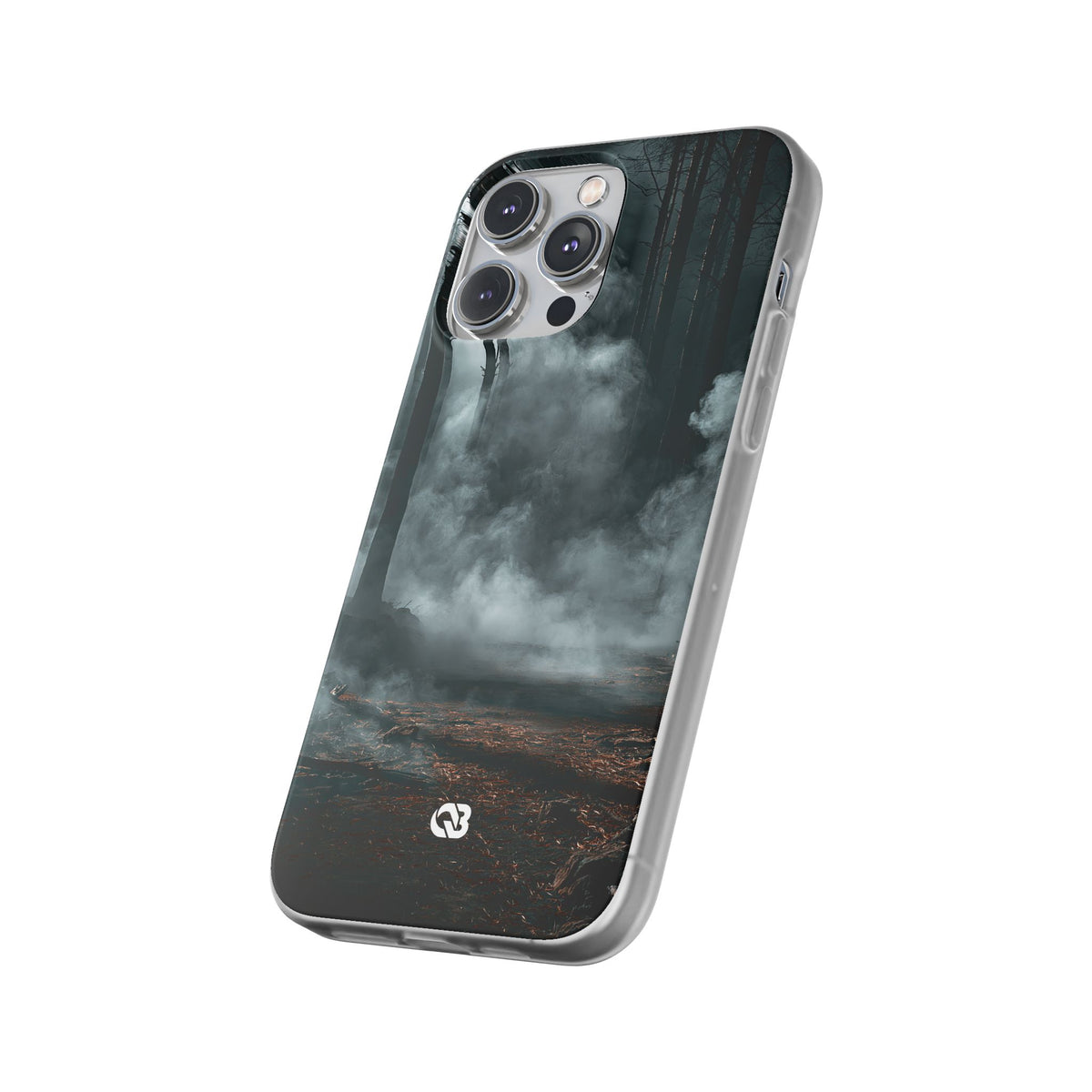 Shadowed Pine Mist · Lite Phone Case for iPhone · Black