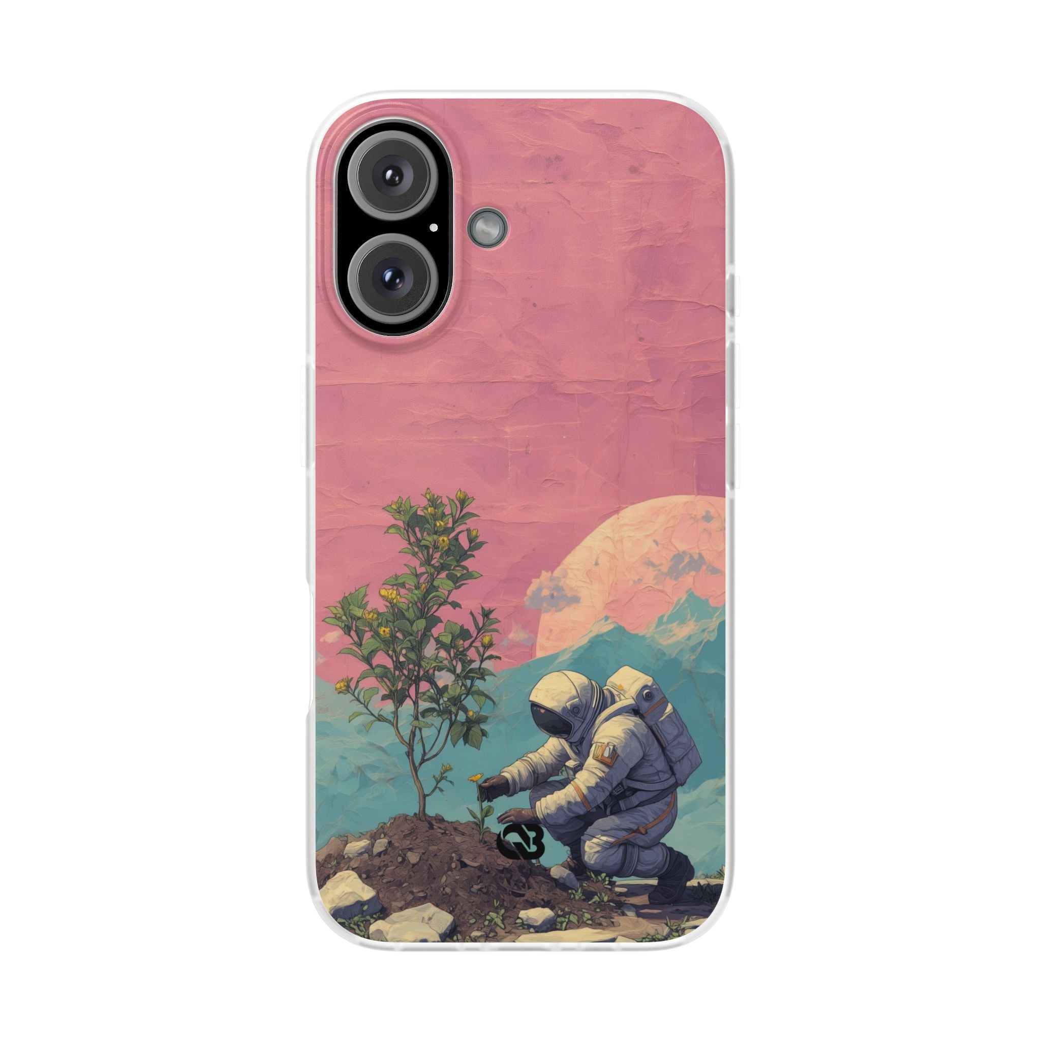 Lunar Pastel Bloom · Soft Phone Case for iPhone