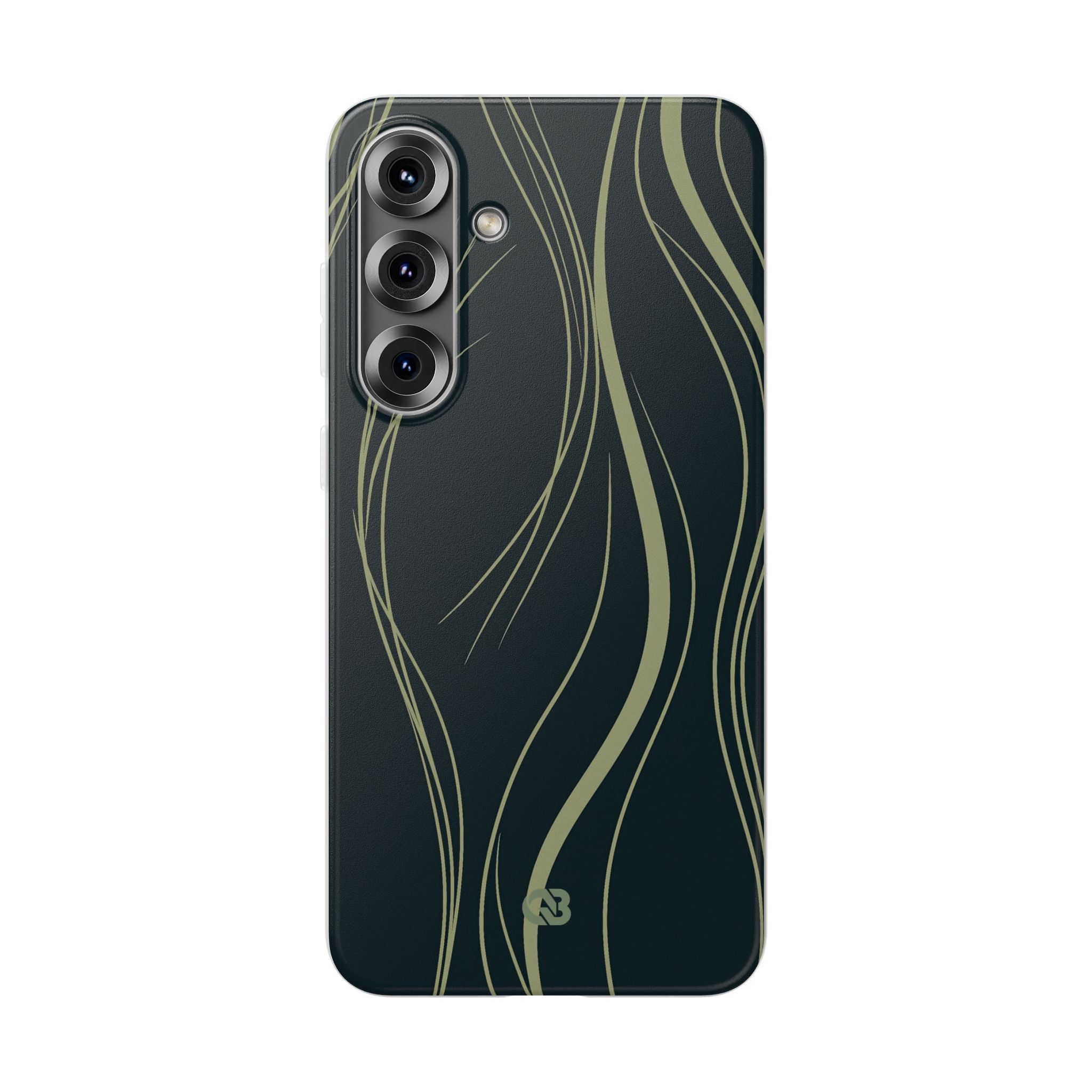Green Lite Phone Case for Samsung - Obsidian Sage Flow