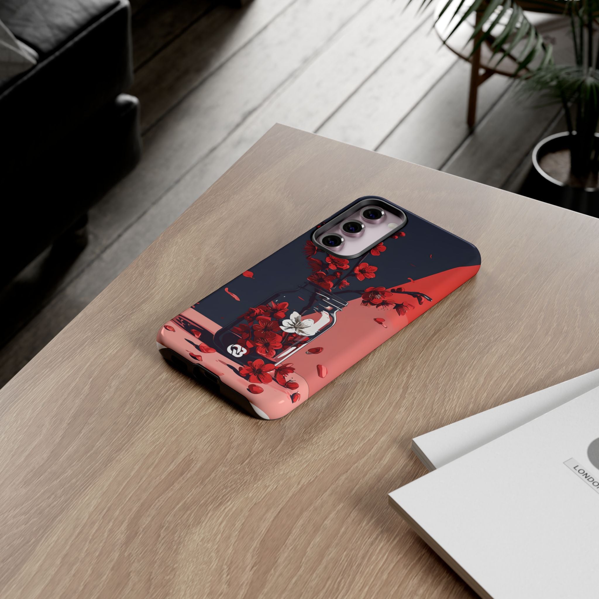 Crimson Blossom Jar · Tough etui na telefon Samsung