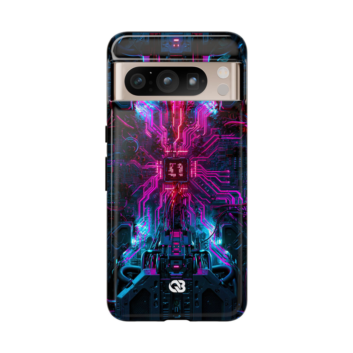 Neural Circuit Core · Tough Phone Case for Pixel · Black