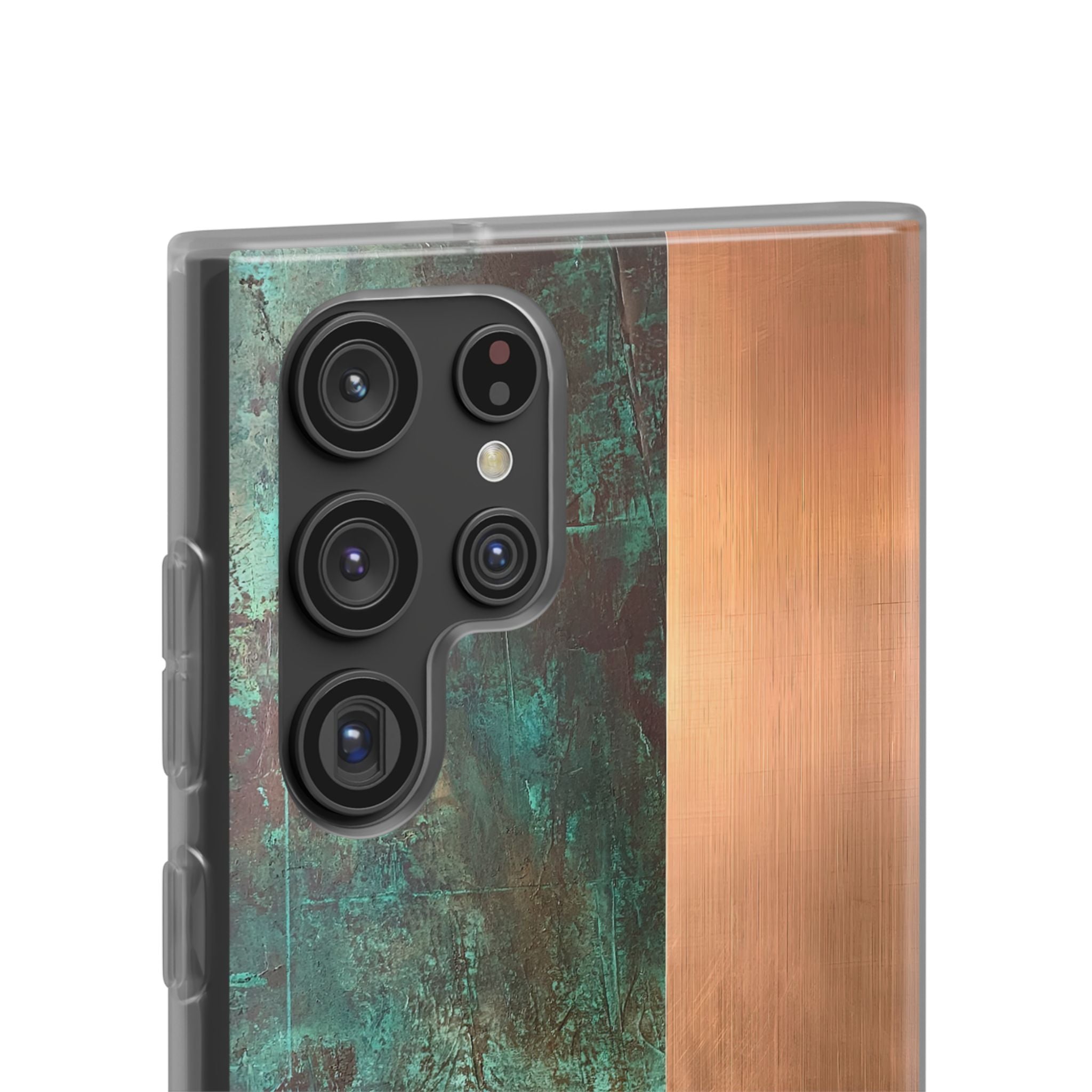 Teal Lite Phone Case for Samsung - Verdigris Copper Slab