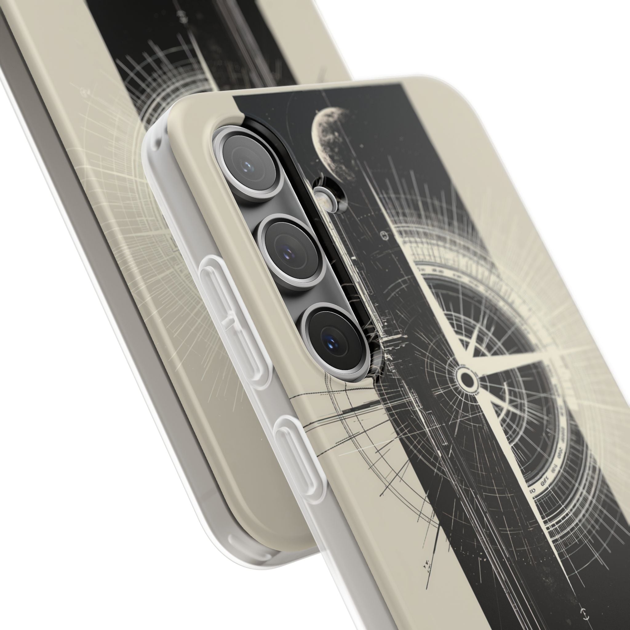 Beige Lite Phone Case for Samsung - Zenith Vector Spire