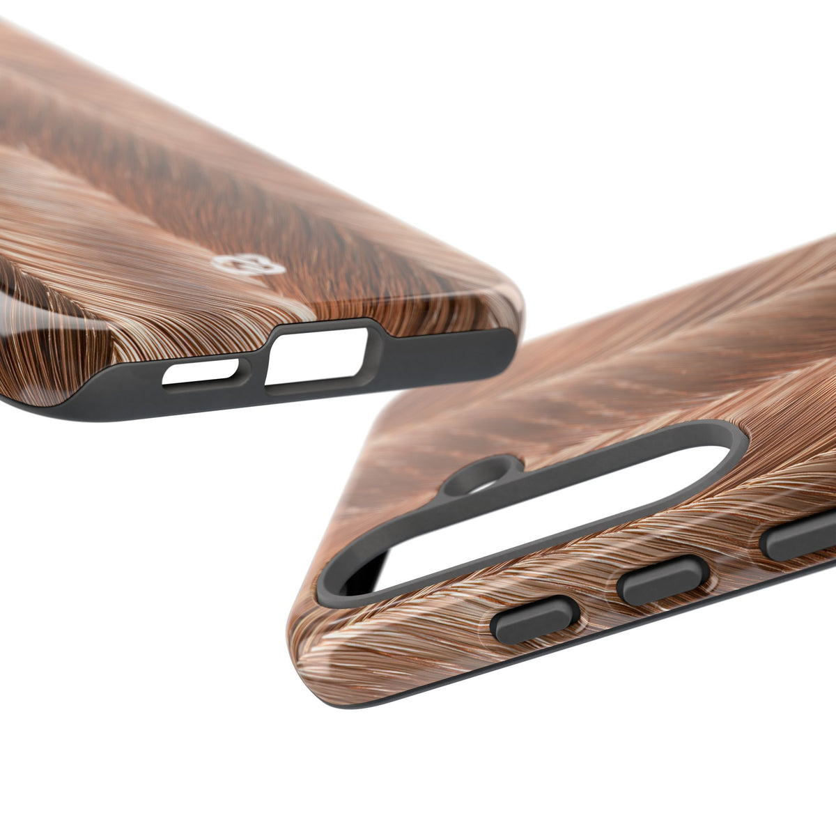 Rose Gold Weave · Tough Phone Case for Samsung · Brown