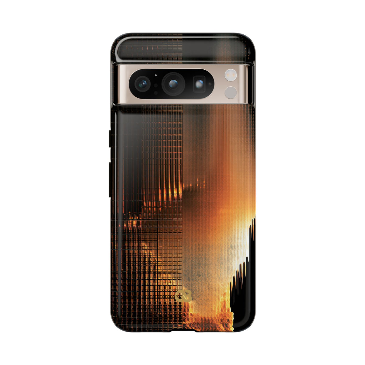 Luminous Grid · Tough Phone Case for Pixel · Black