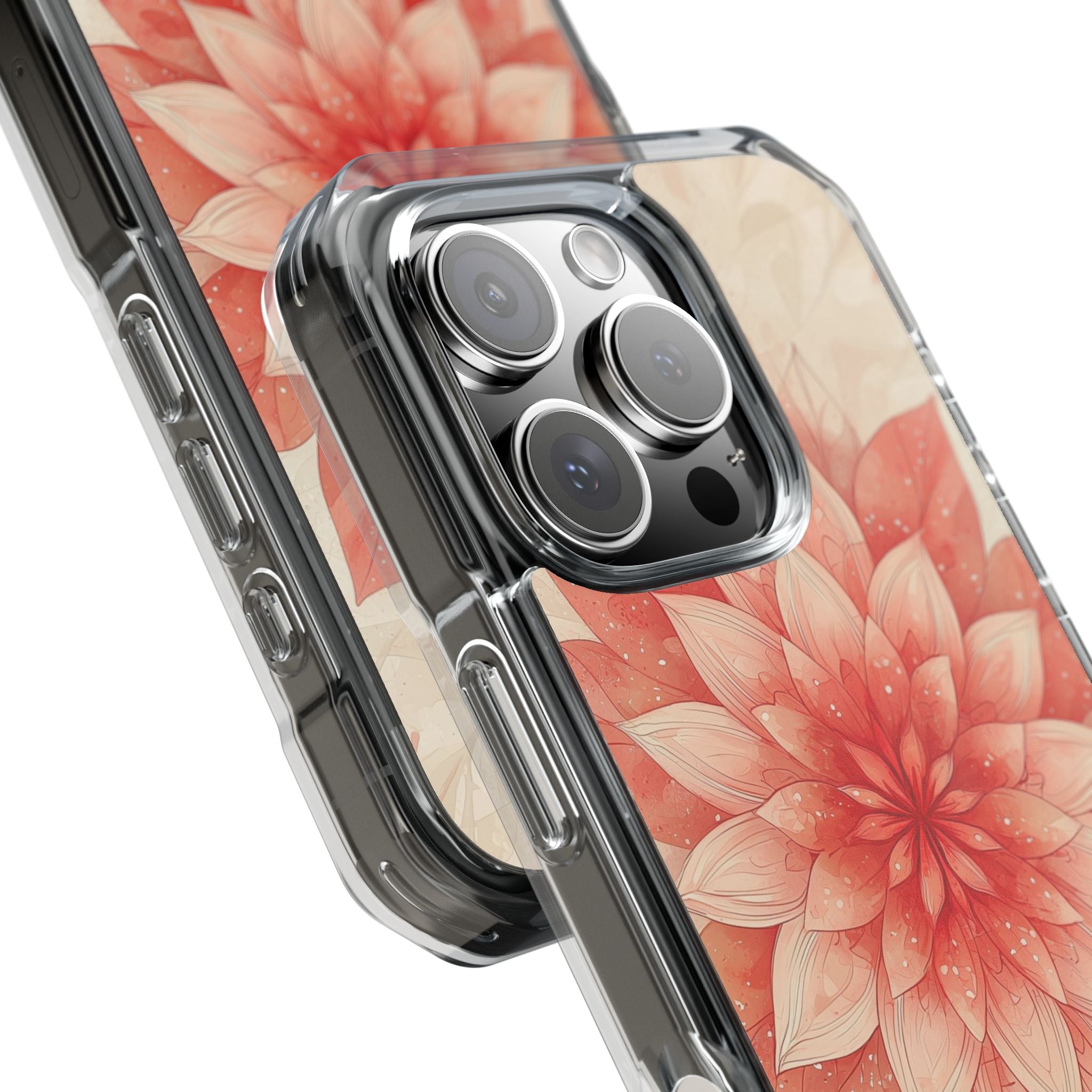 Coral Layered Bloom · Impact Phone Case for iPhone · Magsafe