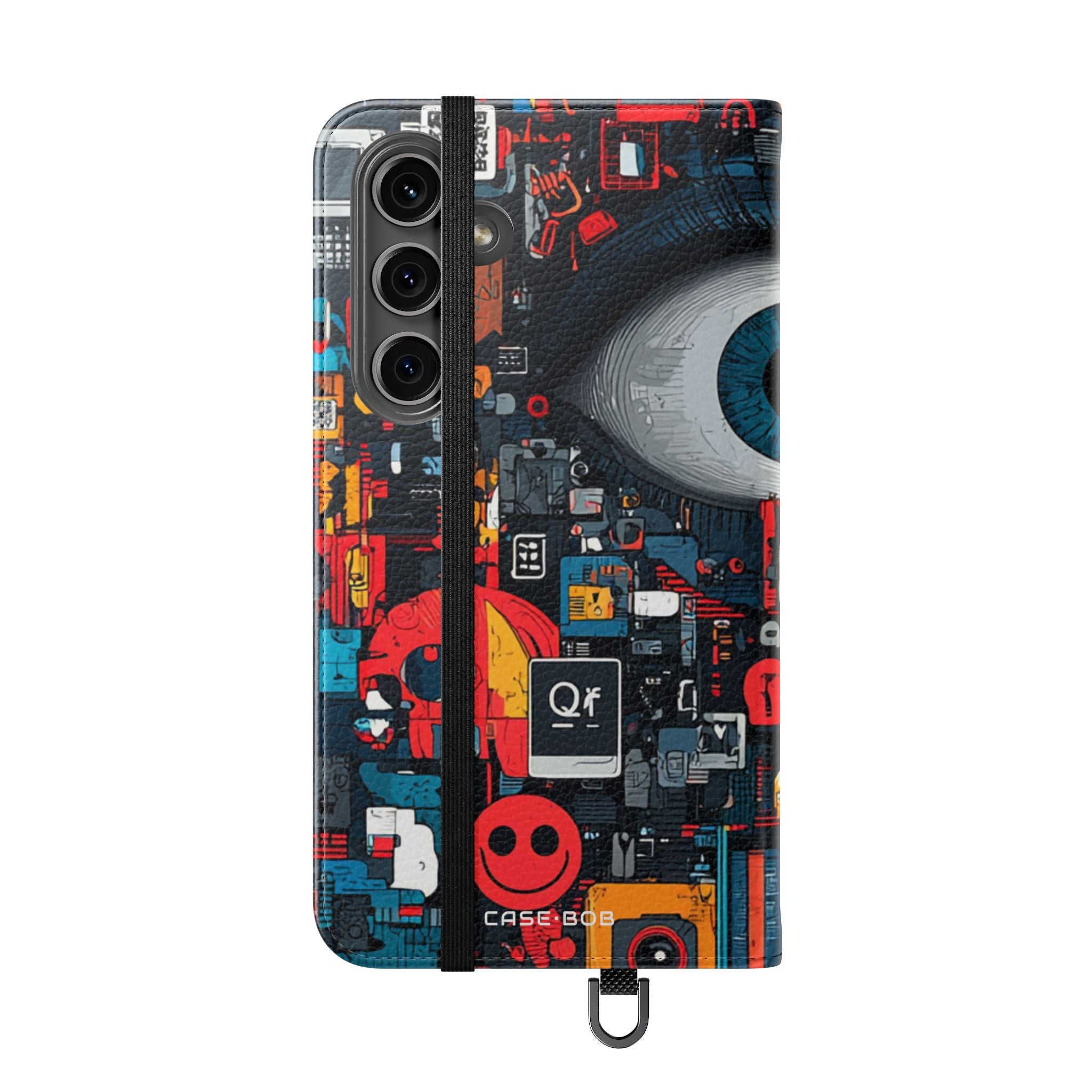 Blue Gaze Mosaic - Samsung S24 Plus Case - Wallet