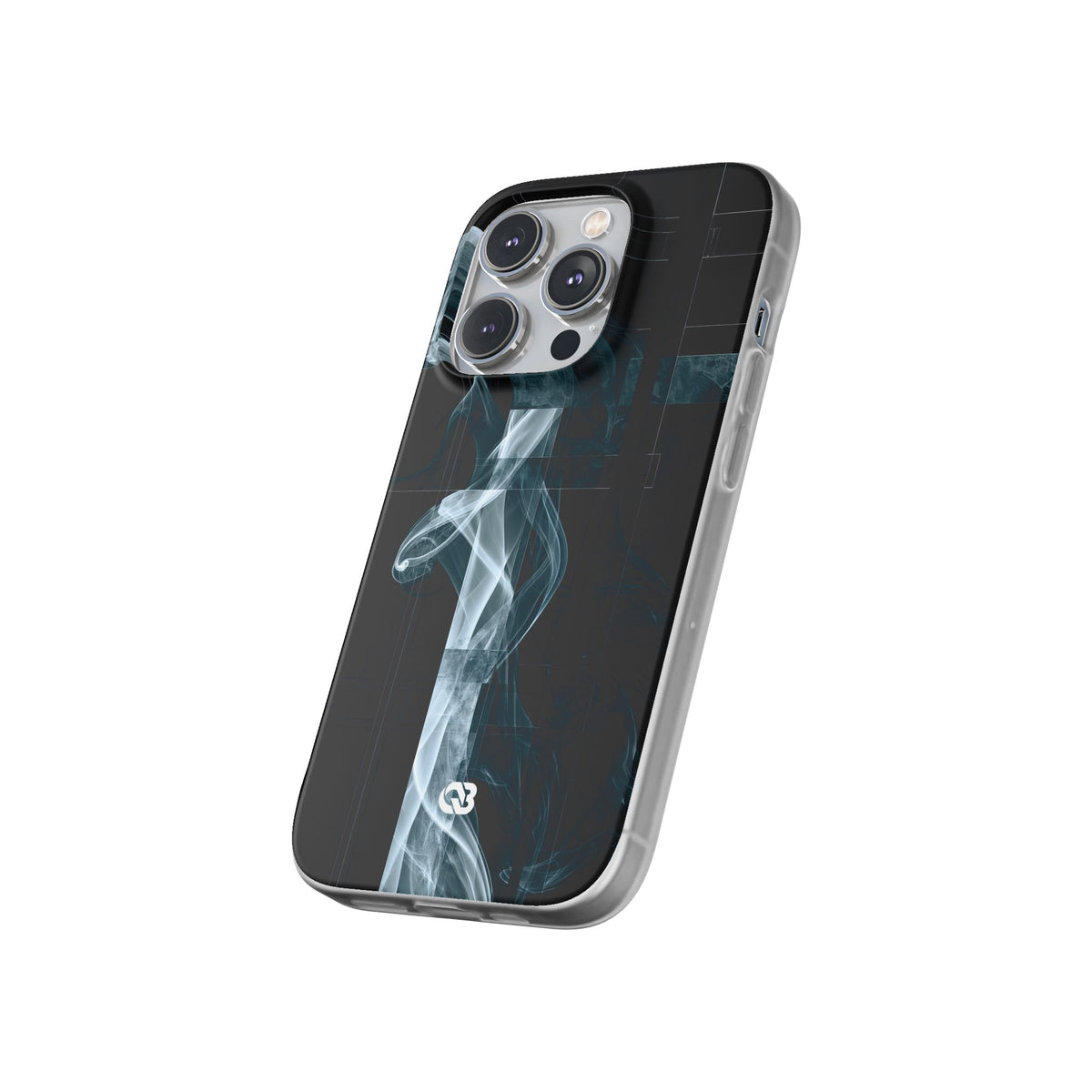 Fractured Smoke · Lite Phone Case for iPhone · Black