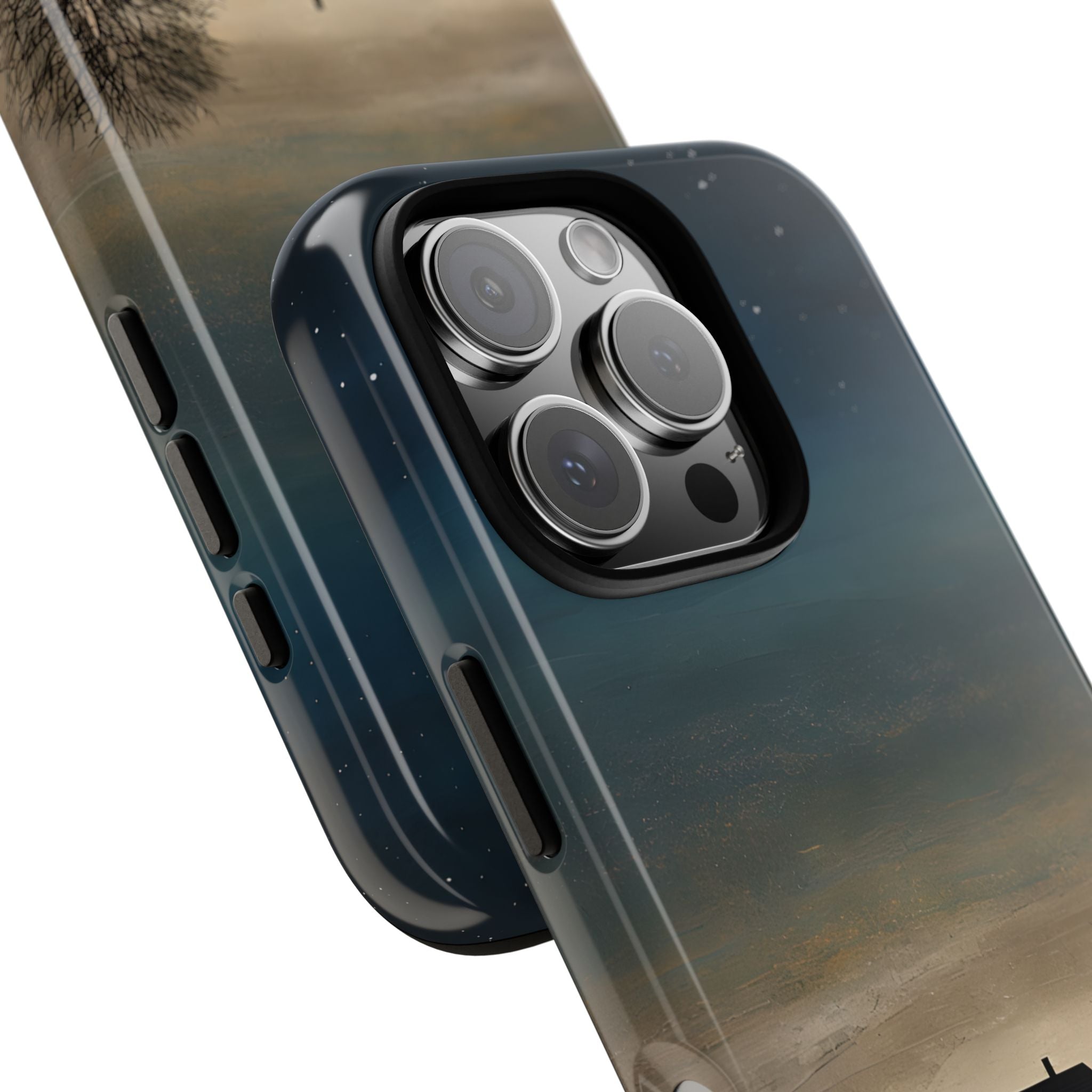 Midnight Cabin Glow · Tough Hoesje voor iPhone