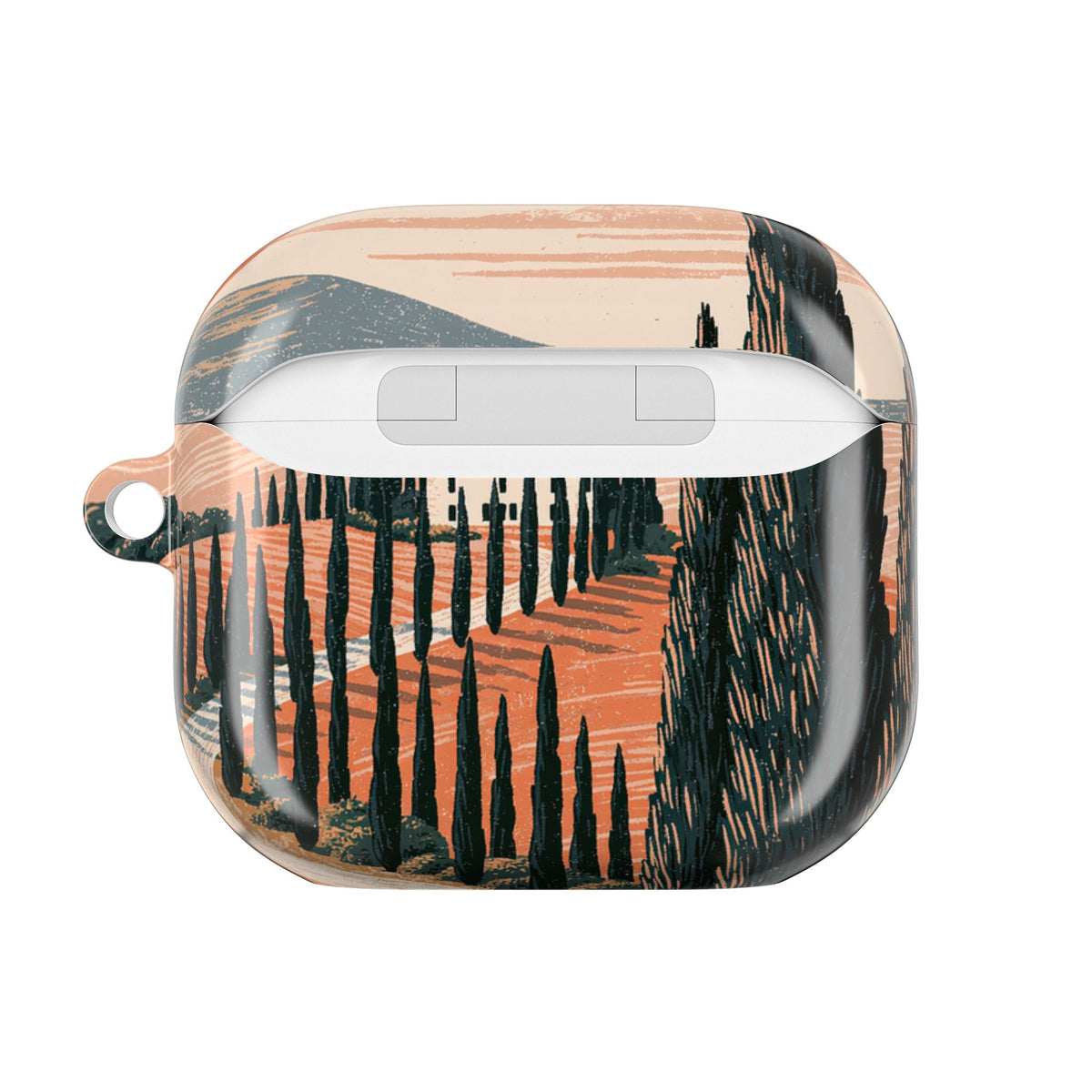 Tuscan Cypress Horizon · Hard Case for AirPods & AirPods Pro · Orange